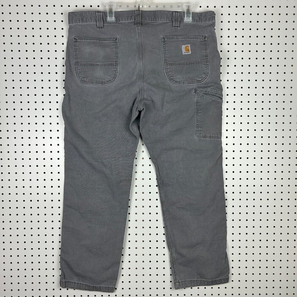 Carhartt Work Wear Pants40x30 Men's Gray Relaxed Fit 102291-033 Cotton Blend Y2K